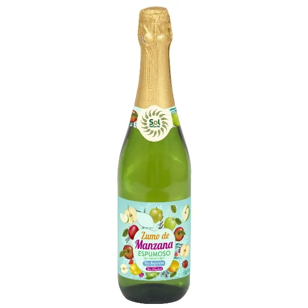 Espumoso manzana sin alcohol 750 ml Solnatural