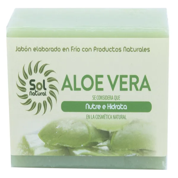 Jabon de aloe vera 100 g Solnatural