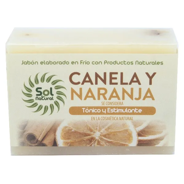 Jabon de canela y naranja 100 g Solnatural