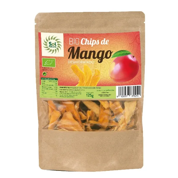 Chips de mango bio 125 g Solnatural