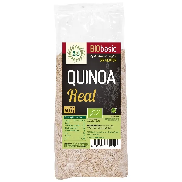 Quinoa real sin gluten bio 500 g Solnatural