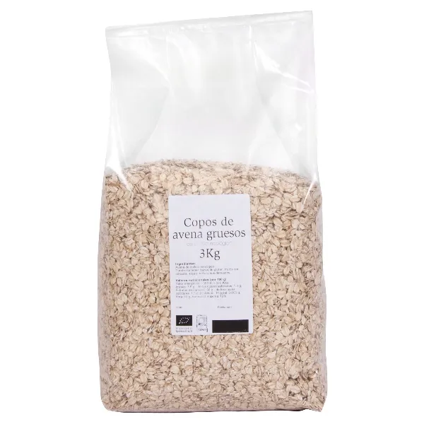 Copos de avena gruesos bio 3 kg Solnatural