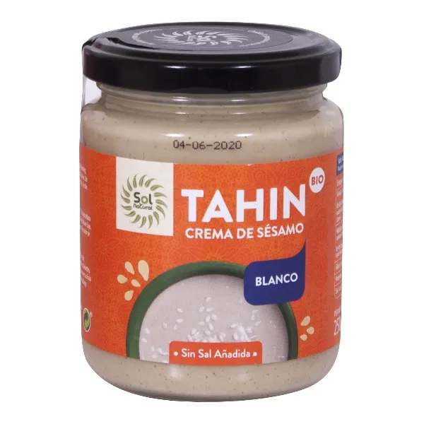 Tahin blanco pequeño bio 250 g Solnatural