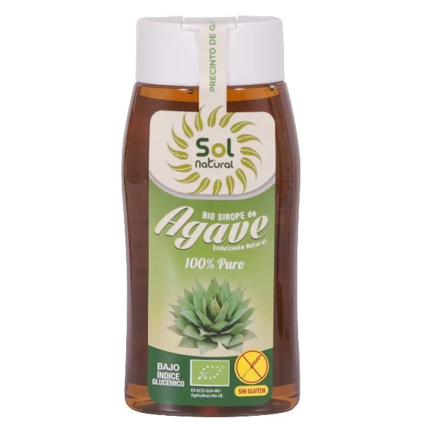 Sirope de agave pequeño bio 250 ml Solnatural