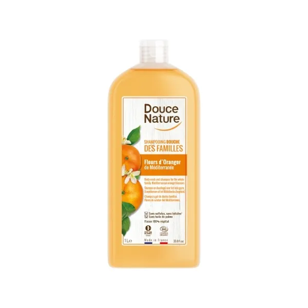 Champu gel ducha azahar 1 litro Douce natu