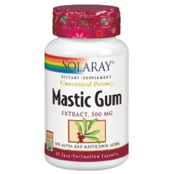 Mastic gum 500 mg 45 vcaps Solaray
