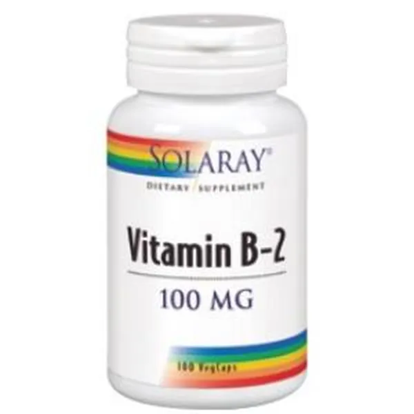 B2 100 mg  100 vcaps Solaray