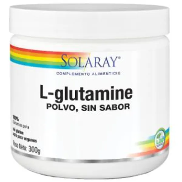 L-glutamine polvo 300 g sabor neutro Solaray