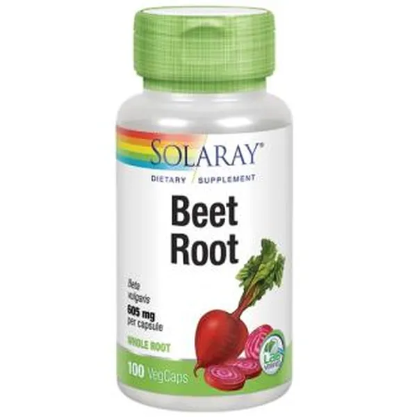 Beet root (remolacha) 100 vcaps Solaray