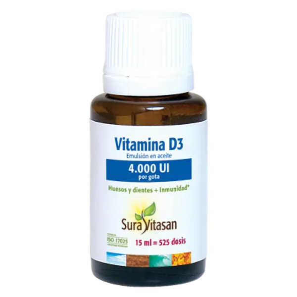 Vitamina d3 4000 ui 15 ml Sura vitas