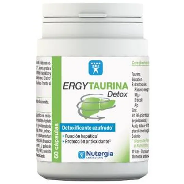 Ergytaurina detox 60 caps Nutergia