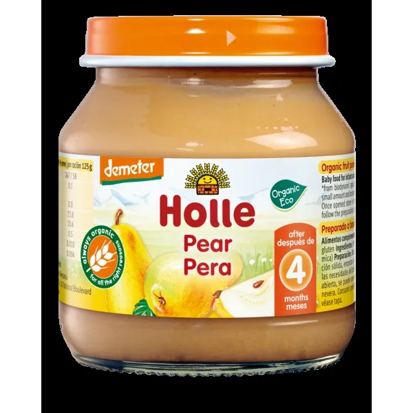 Potito 100% pera +4 meses 125g Holle