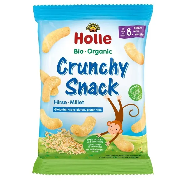 Snacks crujientes de mijo +8 meses 25g Holle