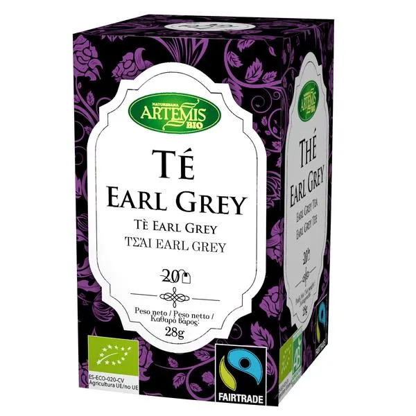 Te earl grey 20 filtros Artemisbio