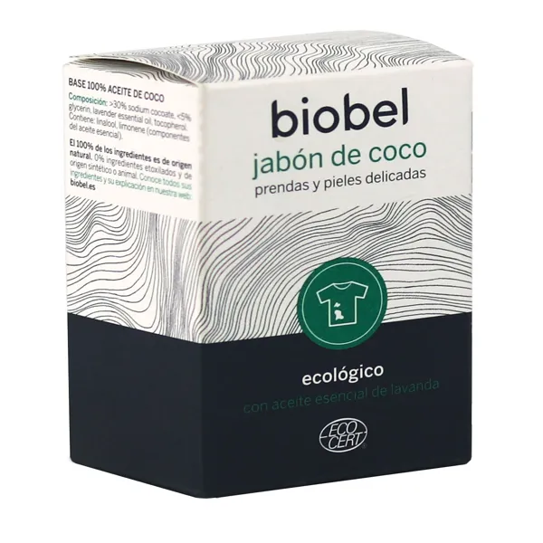 Jabon pastilla coco eco 240 g Biobel