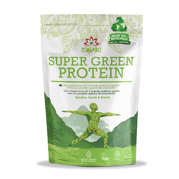 Super green protein bio 250 g Iswari