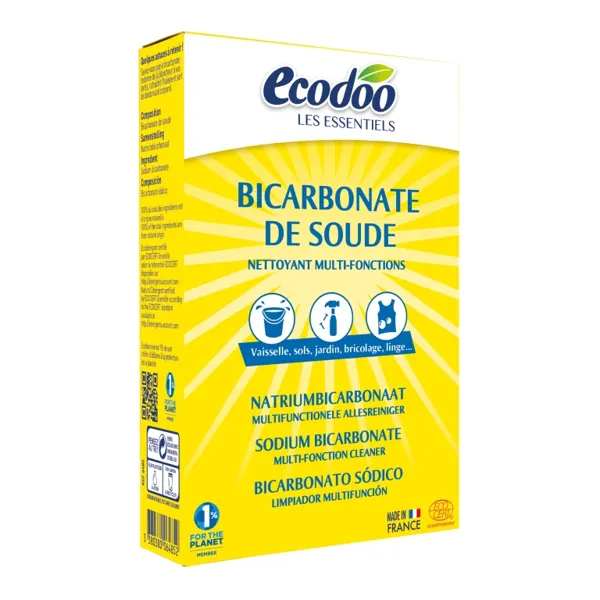 Bicarbonato sodio 500 g para uso del hogar Ecodoo