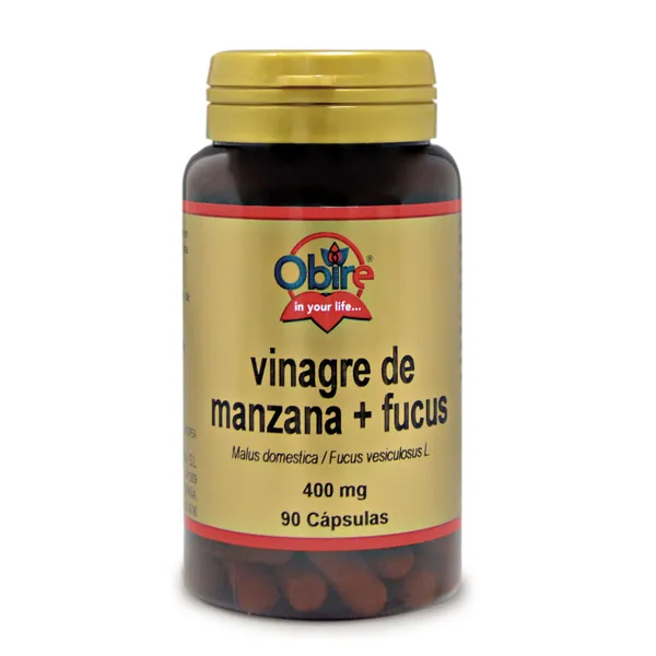 Vinagre de manzana + fucus ext seco 400 mg 90 caps Obire