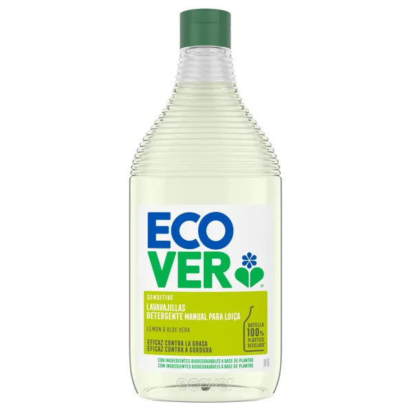 Lavavajillas desengrasante limon aloe vera 450 ml Ecover
