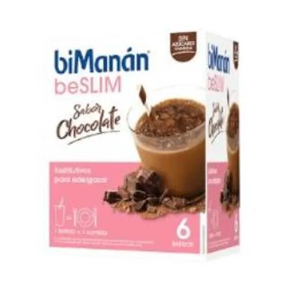 Bmn bs natillas de chocolate 6 sobres Bimanan