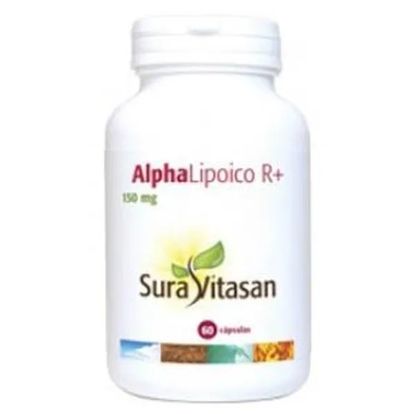 Alpha lipoico r+ 150 mg 60 caps Sura vitas