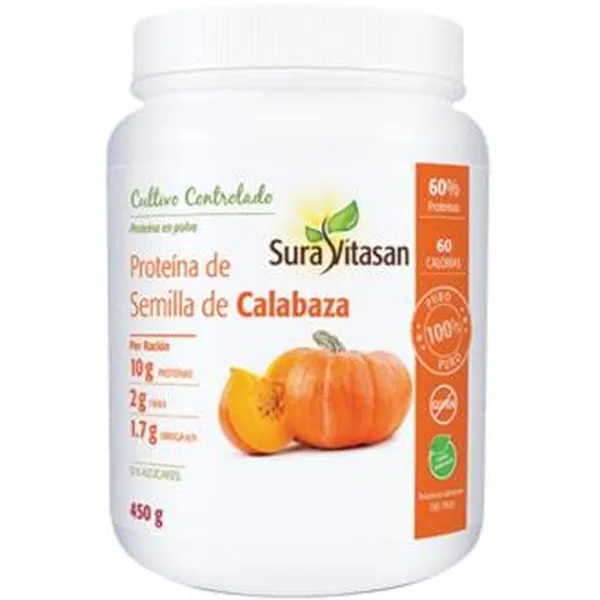 Proteina de semilla de calabaza 450 g Sura vitas