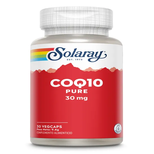 Pure coq10 30 mg 30 caps Solaray