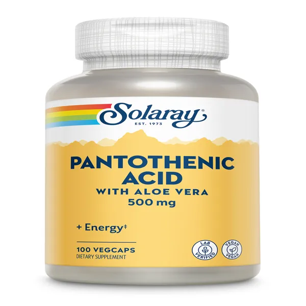 Pantotenic acid 500 mg 100 caps Solaray