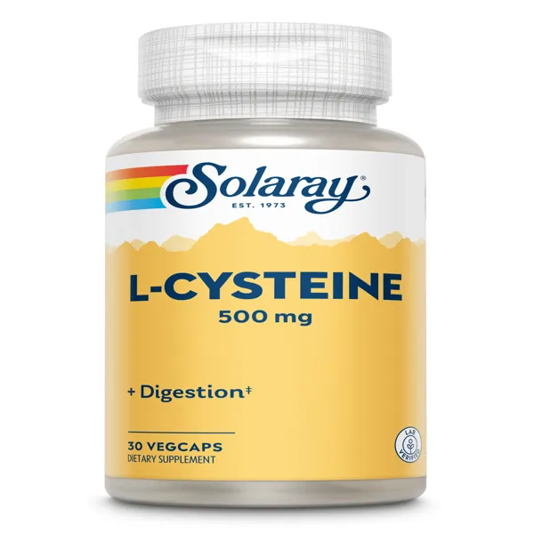 L-cysteine 500 mg 30 caps Solaray