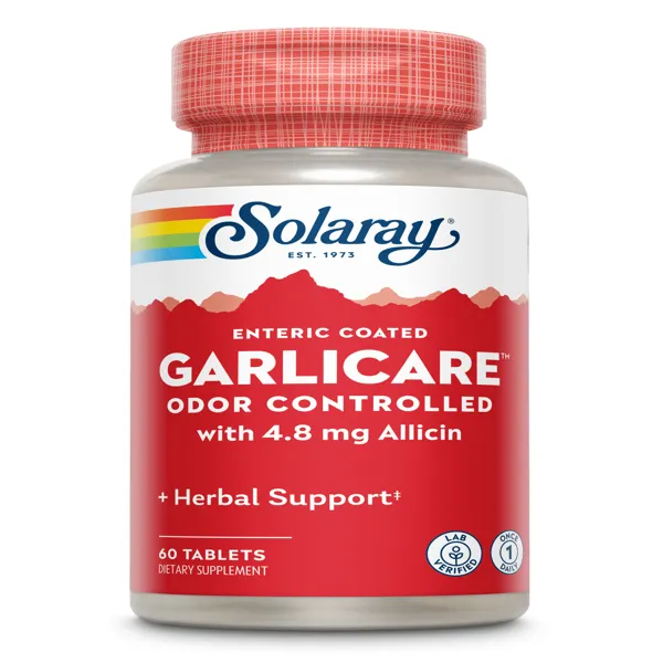 Garlicare 10.000 mcg 60 comp Solaray