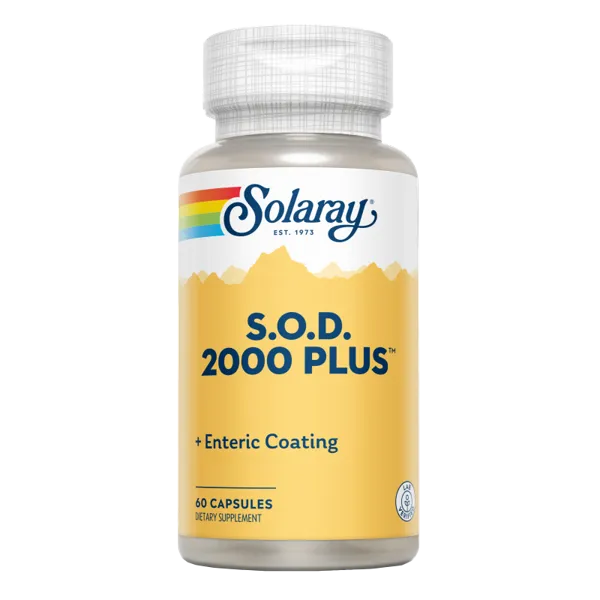 S.o.d 2000 plus 100 vcaps Solaray