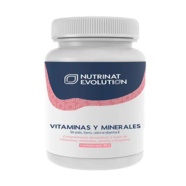 Vitaminas y minerales 30 comp Nutrinat e