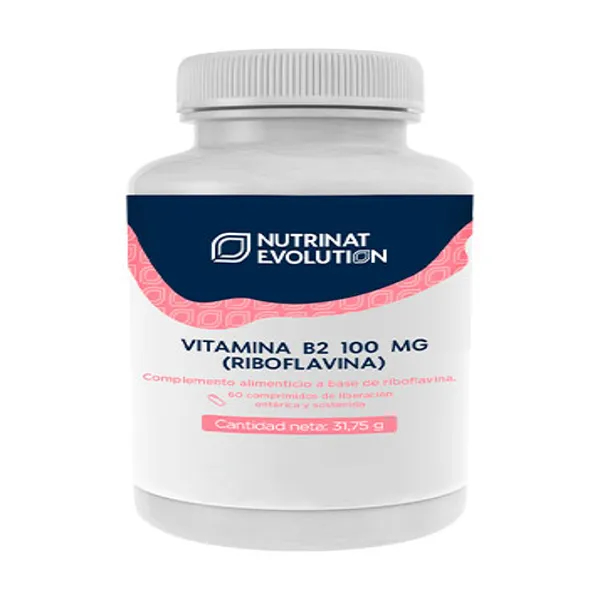 Vitamina b2 100 mg (riboflavina) 60 comp Nutrinat e