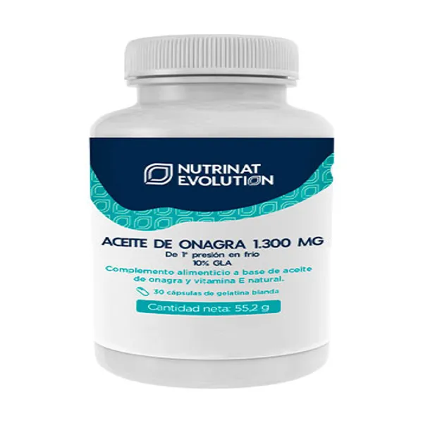 Aceite de onagra 1300 mg 30 caps Nutrinat e