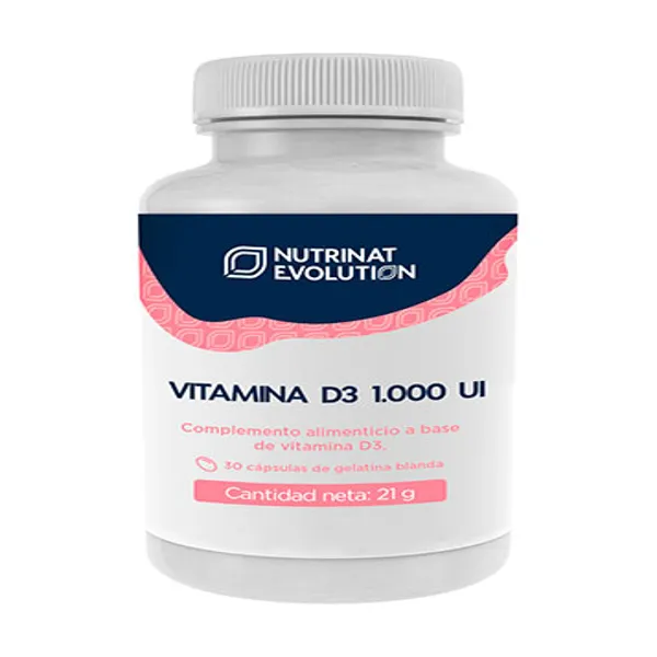 Vitamina d3 1000 ui 30 caps Nutrinat e