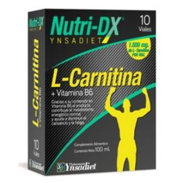 L carnitina 10 ampollas  nutri dx Ynsadiet