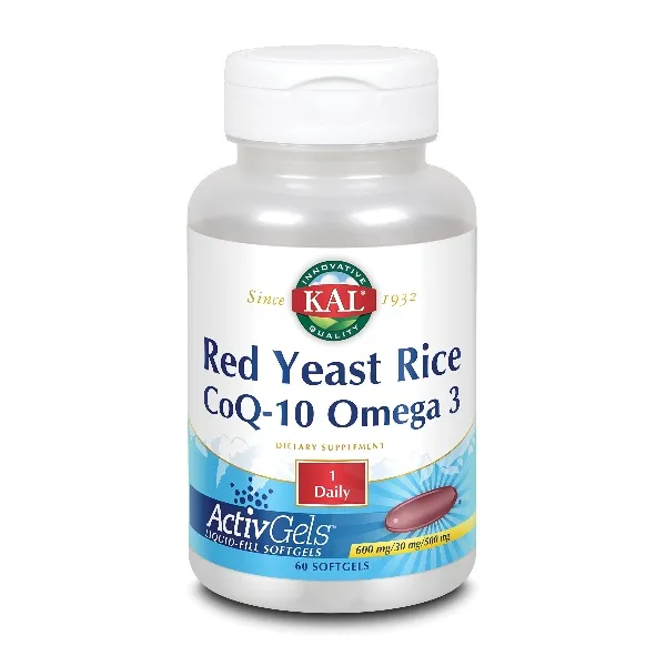 Red rice q10 omega 3 60 perlas Kal