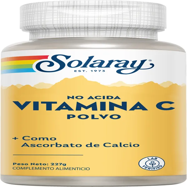 Nonacid vit c crystalline 227 g Solaray