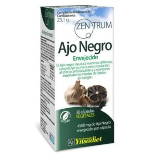 Zentrum extracto ajo negro forte 30 caps Ynsadiet