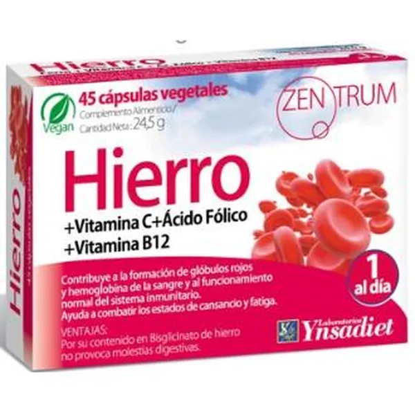 Zentrum hierro 45 caps Ynsadiet
