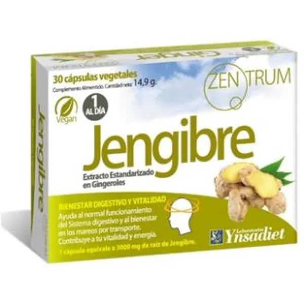 Zentrum jengibre 30 caps Ynsadiet