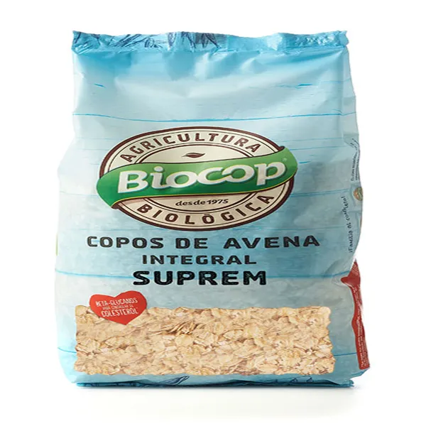 Copos avena integral suprem 500 g Biocop