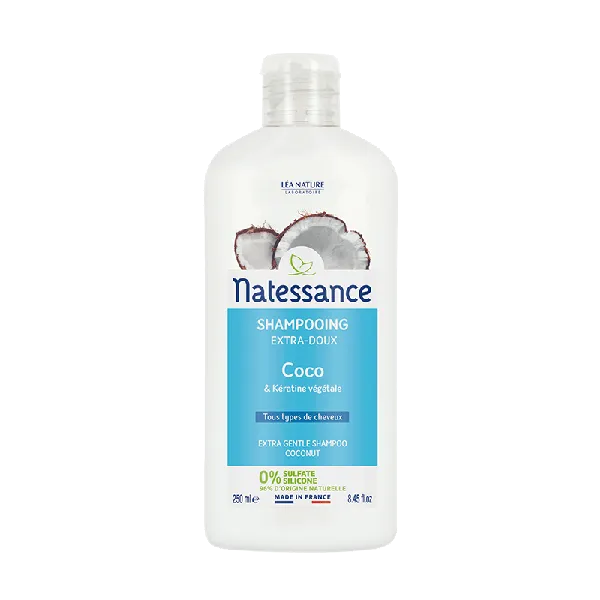 Champu coco extra suave 250 ml Natessance