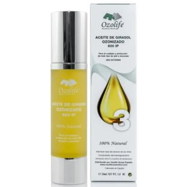 Aceite girasol ozonizado air-less 50 ml Ozolife
