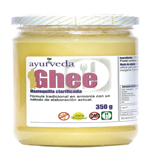 Ghee Ecologico 350Gr Ayurveda Autentico