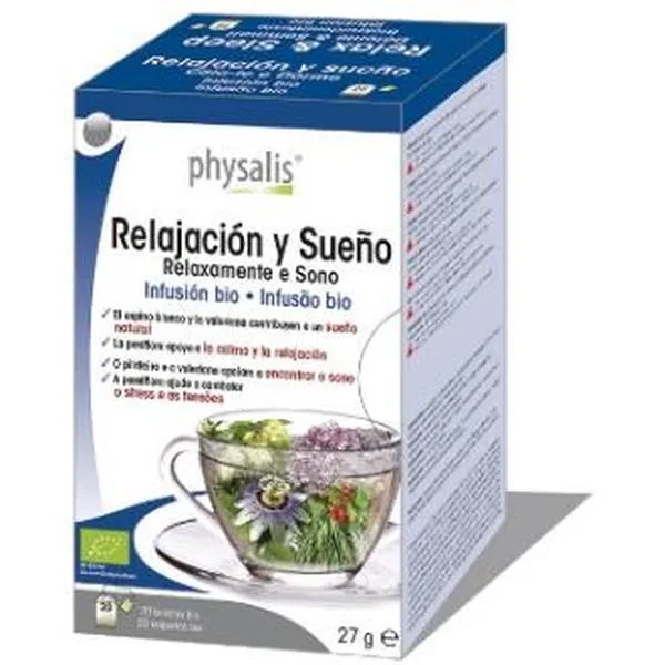 Relax y sueño infusion 20 bolsitas Physalis