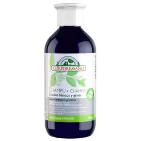 Champu cabellos gris-blanco 300 ml bio Corpore