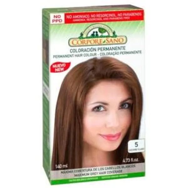Tinte 5. castaño claro 140 ml bio Corpore