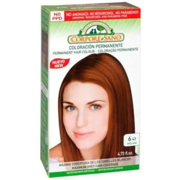 Tinte 6.43 avellana 140 ml bio Corpore