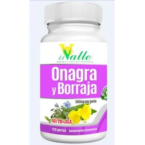 Onagra borraja vit e 120 perlas Valle